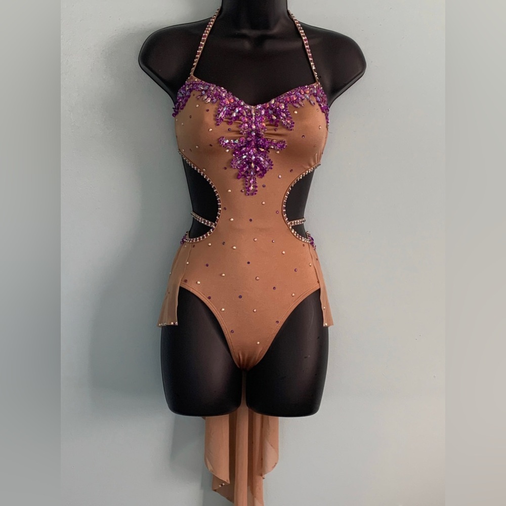 Bachata Jazz Ballroom Latin Dance Costume